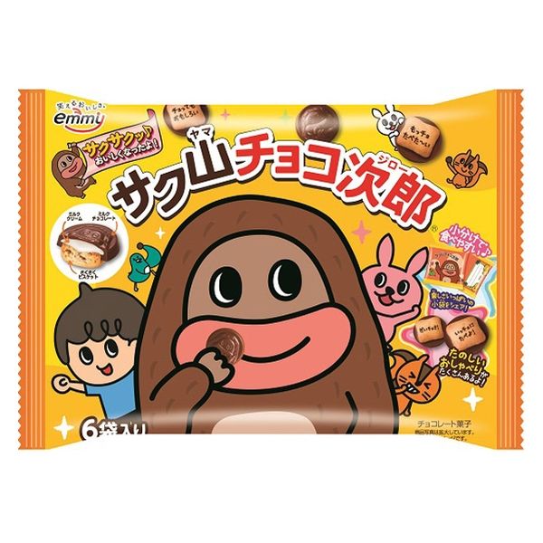 正栄デリシィ emmy サク山チョコ次郎 4580346092816 1セット(6袋×14個