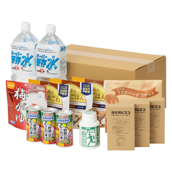 非常食】東京都葛飾福祉工場 5年保存食栄養たっぷりセット(3日分) 1