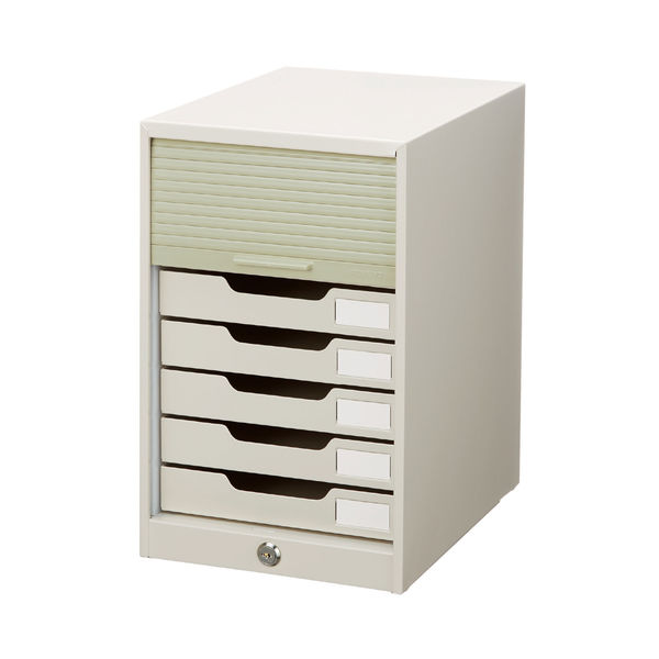 コクヨ シャッターケース スチール引き出しタイプ A4タテ 浅型7段