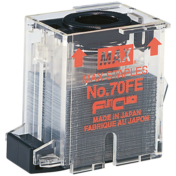 マックス 電動ホッチキス専用 カートリッジ針 No.70FE - アスクル