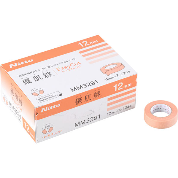 セール】ニトムズ 優肌絆EasyCutペールオレンジ MM3291 1箱(24巻入