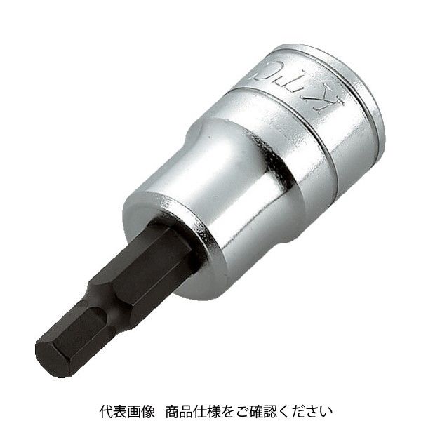 京都機械工具 KTC 9.5sq.ショートヘキサゴンビットソケット 対辺寸法