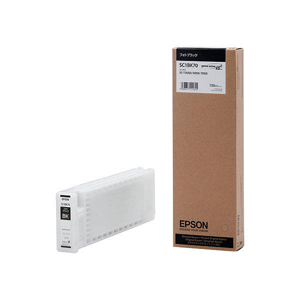 エプソン (EPSON) SC1BK70 純正インクカートリッジ フォトブラック 1個