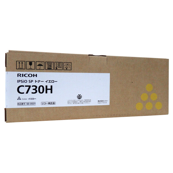 リコー（RICOH） 純正トナー IPSiO SPC730H イエロー 大容量 600531 1