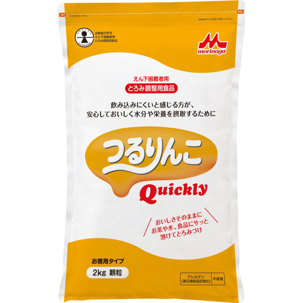とろみ剤】 クリニコ つるりんこQuickly 2kg 1袋 - アスクル
