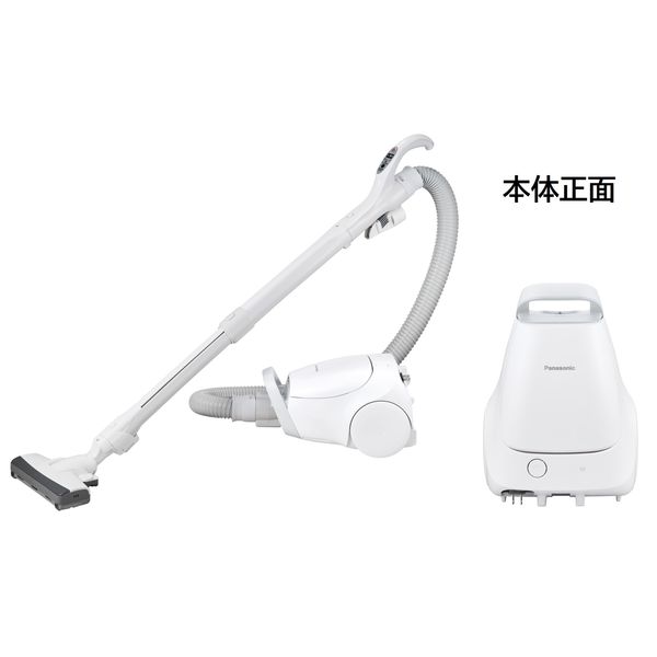 パナソニック 紙パック式掃除機 MC-PJ240G-W 1台 - アスクル