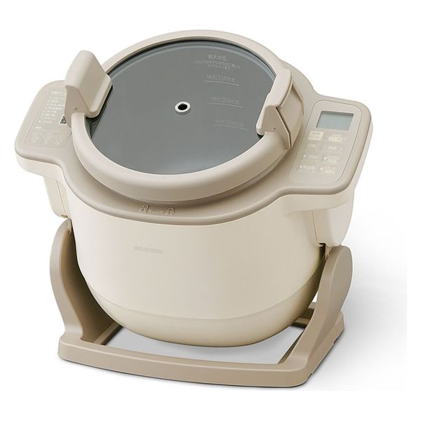 アイリスオーヤマ 自動かくはん式調理機 CHEF DRUM DAC-IB2-C