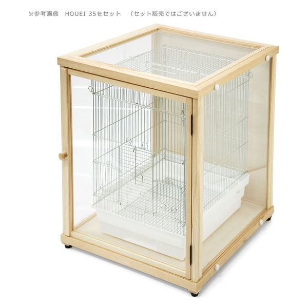 リーフ 鳥ケージ用 木枠アクリルケージ HOEI35など 930791 1個（直送品