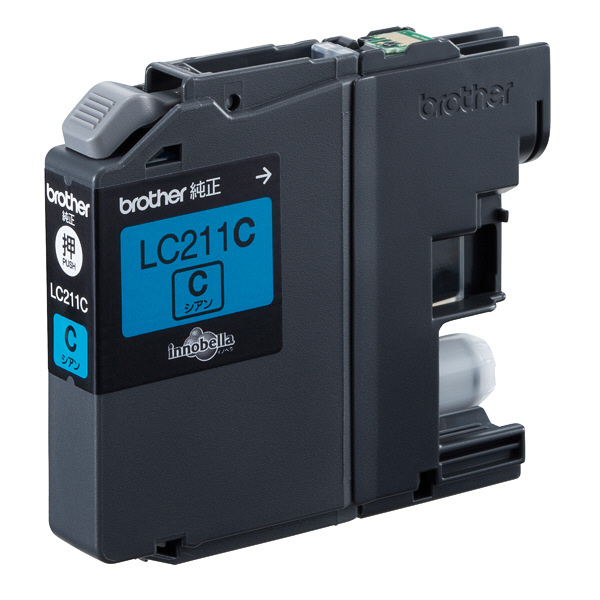 ブラザー（brother） 純正インク LC211C シアン LC211シリーズ - アスクル