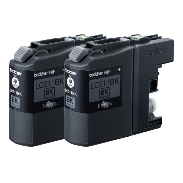 ブラザー（brother） 純正インク LC211BK-2PK ブラック 1パック（2個入