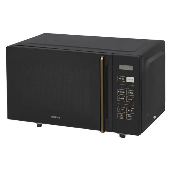 YAMAZEN 電子レンジ 18L 500/650W フラット庫内 4種オートメニュー
