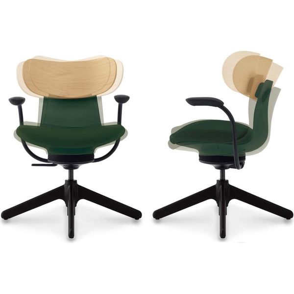 組立設置込】コクヨ イングライフ 固定肘 背クッション 4本脚 背座同色