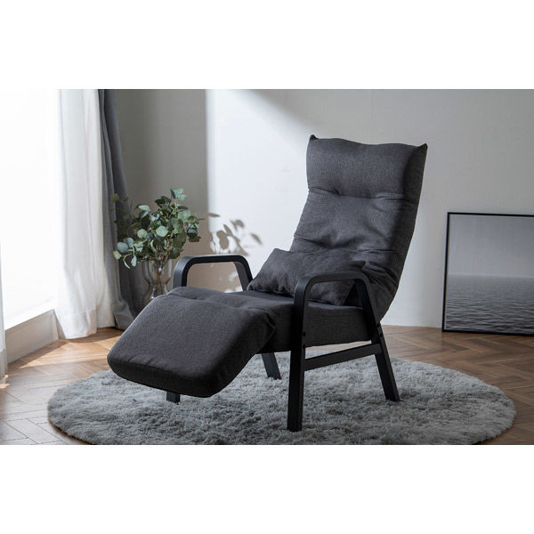 アイリスオーヤマ リクライニングウッドアームチェア アッシュ FAC-RHB