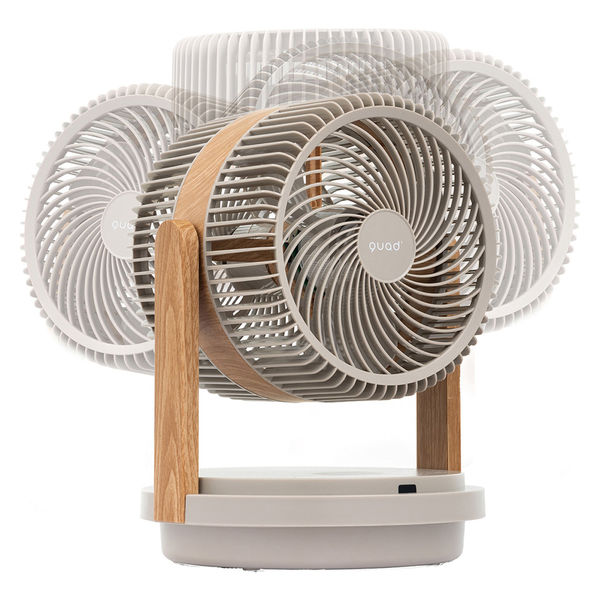 QUADS ツインブレード3DDCサーキュレーター DUOAIR DC グレージュ