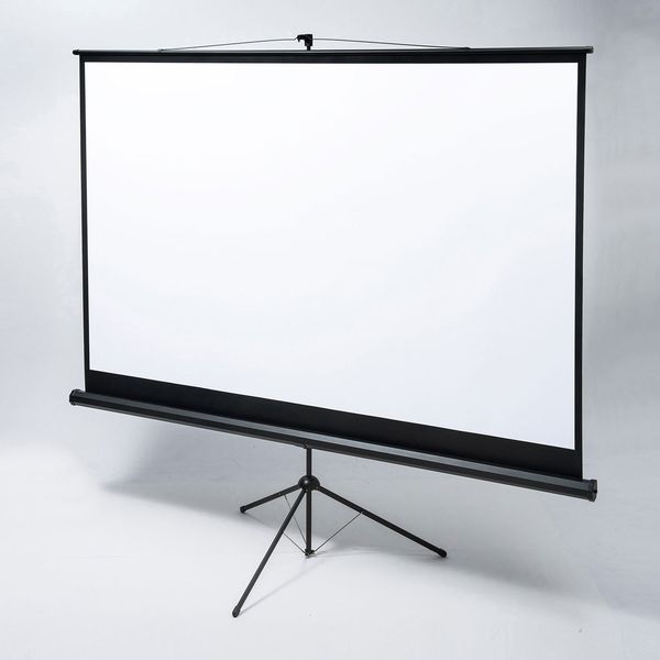 サンワサプライ プロジェクタースクリーン 三脚式 16:9 100型相当 幅
