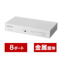 バッファロー 10/100Mbps対応 スイッチングHub 金属筐体/電源内蔵 LSW4