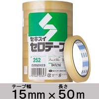 積水化学工業 セロテープ（R） 18mm×50m C252X04 1パック（10巻入