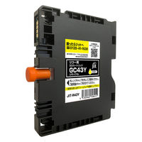 ジット リコー（RICOH）用 リサイクルインク JIT-R43Y イエロー 1個