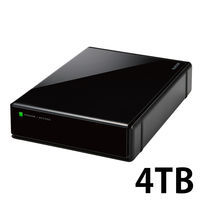 外付けHDD 6TB ポータブル バッファロー HD-LE6U3-BB 1台 - アスクル