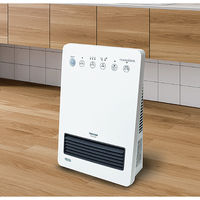 QUADS 大風量セラミックファンヒーター 加湿機能付 1200W 人感センサー