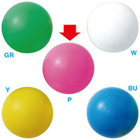 池田工業社 キラキラフレンドボール6号 赤(空気抜き) 300340 1個