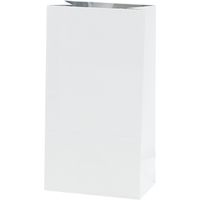 復活特別価格】アスクル 角底袋 白 無地 8号 1袋（200枚入