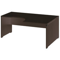 ARAN WORLD EIDOS エイドス 平机 引出し無し ダークブラウン 幅1400