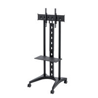 サンワサプライ 50～86インチ対応ディスプレイスタンド 高耐荷重 幅