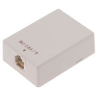 オーム電機 モジュラージャック アダプター 電話線 コネクタ 有線 TP