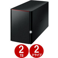 NAS（ネットワークハードディスク）4TB 2ドライブ リンクステーション