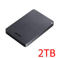 バッファロー USB3.1(Gen.1)対応 耐衝撃ポータブルHDD 4TB ブラック HD