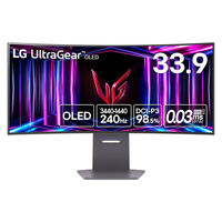 LG Electronics Japan 33.9インチ 曲面型有機EL ゲーミングモニター