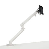CBS フロースプリング方式 モニターアーム 1台用 ホワイト CBS Flo