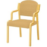 軒先渡し】オリバー 介護用チェア 半肘付タイプ ライトベージュ