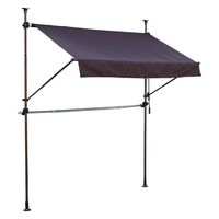 谷村実業 物干竿付 オーニングIV TAN-900-20A(BR) 1個 4589792852401