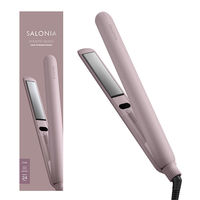 SALONIA（サロニア） スムースシャイン ストレートヘアアイロン ピンク