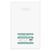シモジマ パンフレットバッグ A4 クリア 006995376 1袋(50枚) - アスクル
