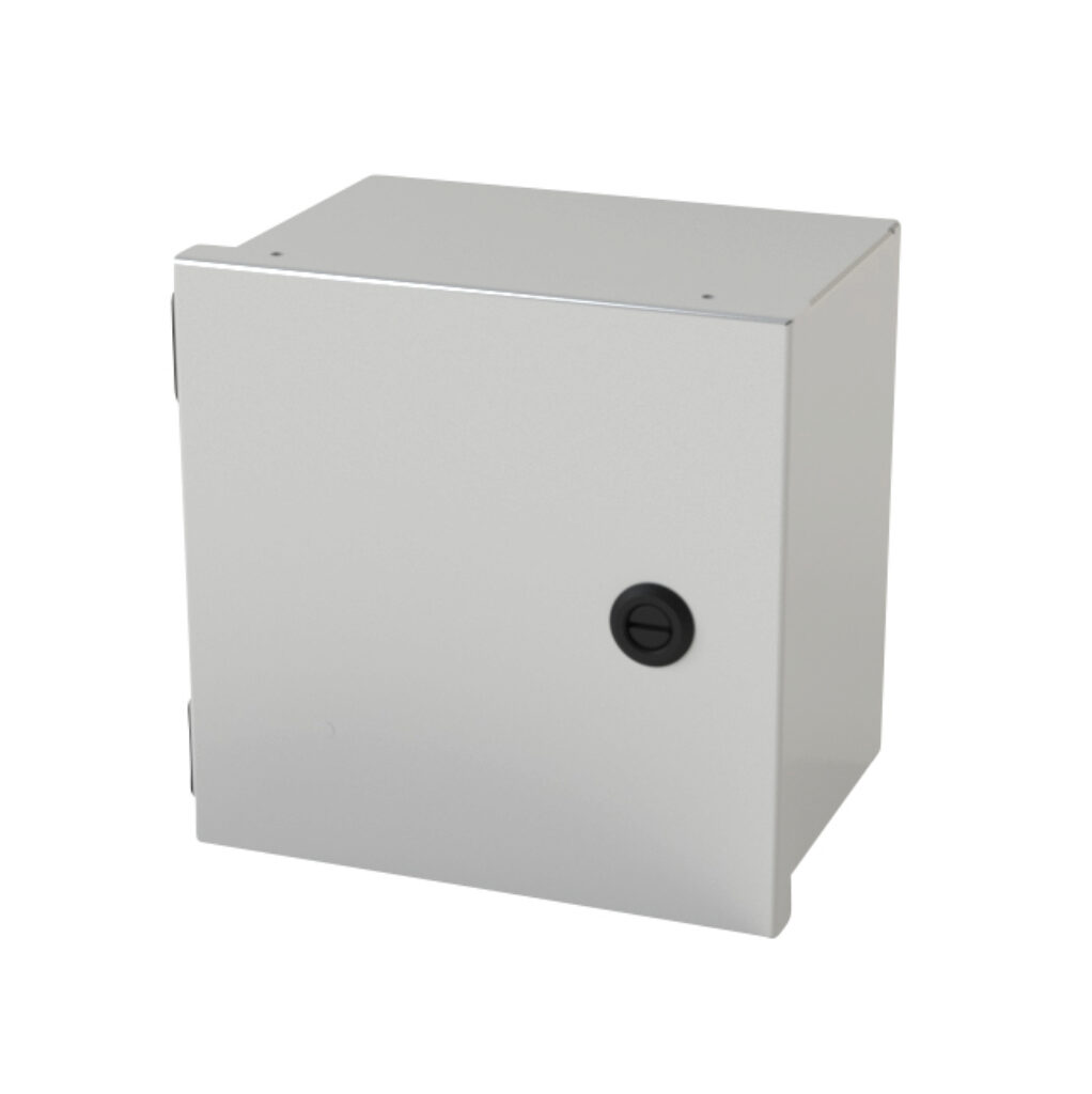 Enclosure: 8 x 8 x 6in, wall mount, carbon steel (PN# SCE-8N806LP