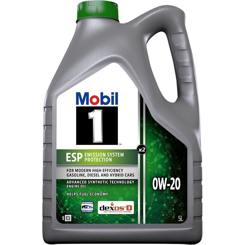 Engine oil MOBIL 1 ESP x2 0W20 5l Dexos D MB 229.71, 153685