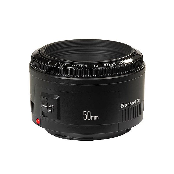 Lente Canon 50mm f/1.8 EF II - Seminovo - Phototech Acessórios