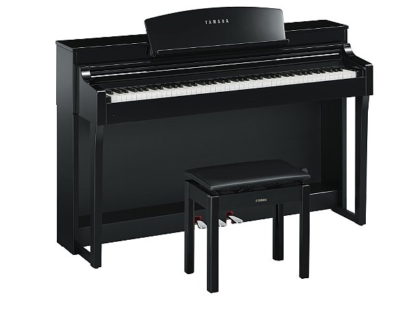 Piano Digital Yamaha Clavinova CSP-150 Preto Polido 88 Teclas