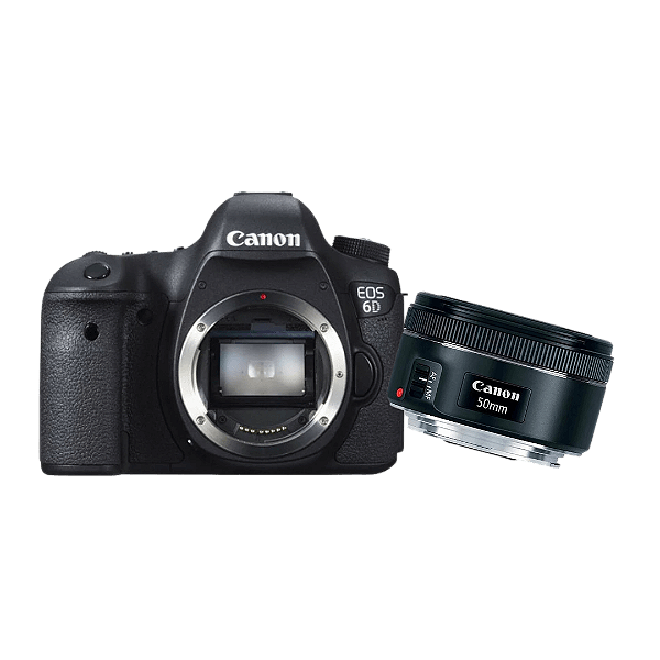 Kit Canon 6D + 50mm 1.8 STM - Aluguel - Recife - Locadora
