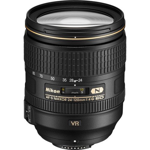 Lente NIKON AF-S Nikkor 24-120mm f/4G ED VR (Lente do Kit) [sem