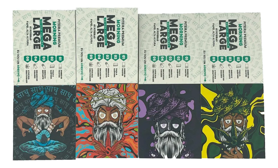 Caixa Piteira Sadhu Mega Large Morning Atacado - 24 livretos