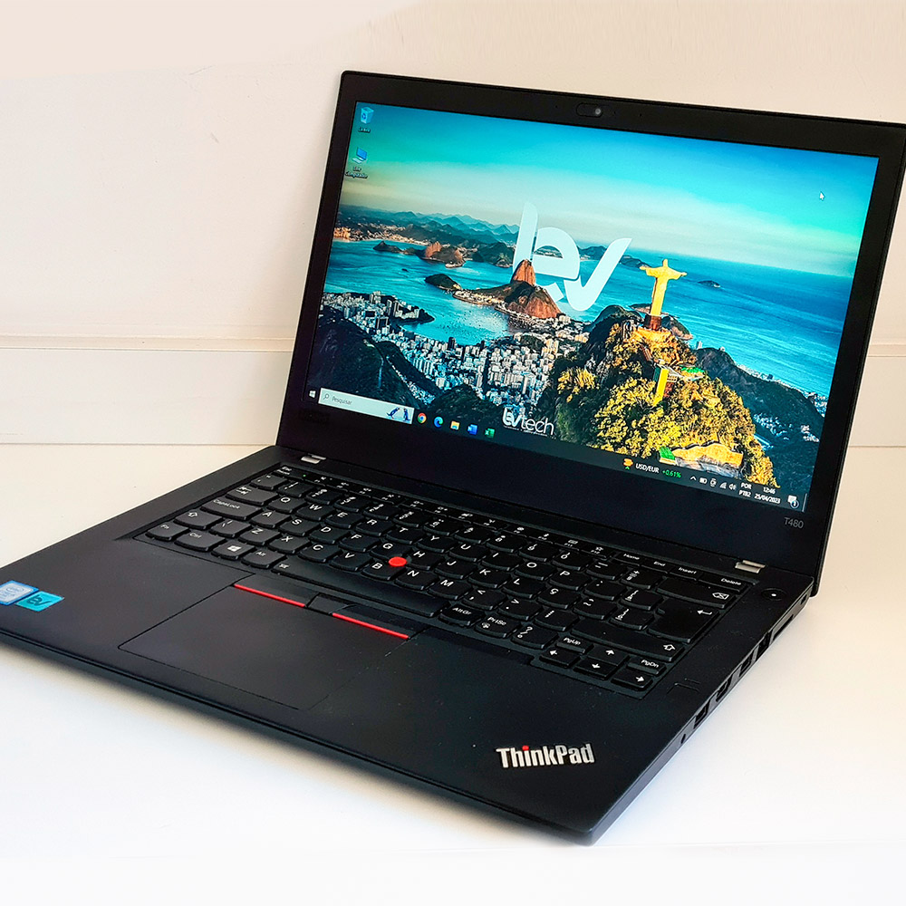 Notebook Lenovo Thinkpad T480 - Intel i5 8Th - 8Gb Ram - SSD 256Gb