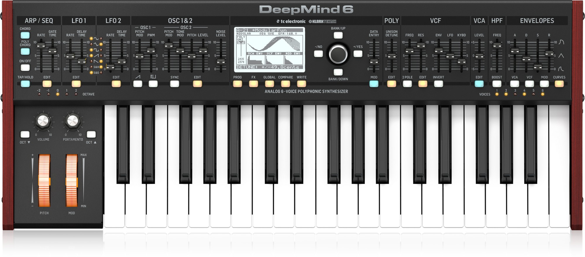 Behringer DeepMind 6 Sintetizador analógico - Confira - Classic
