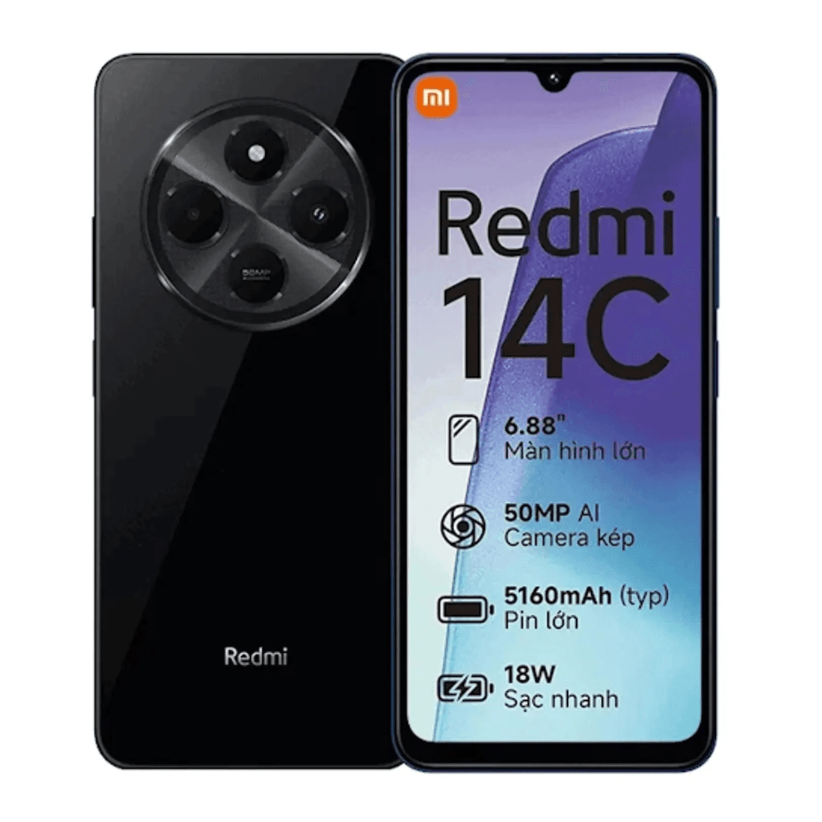 Smartphone Xiaomi Redmi 14C Preto 6GB Ram 128GB Rom - BondOfertas