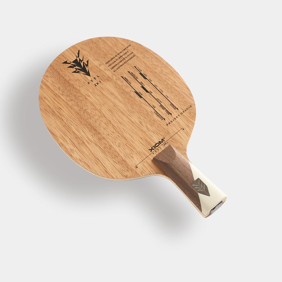 Raquete para tênis de mesa ping pong marca XIOM FEEL ZX1 - OPERATT