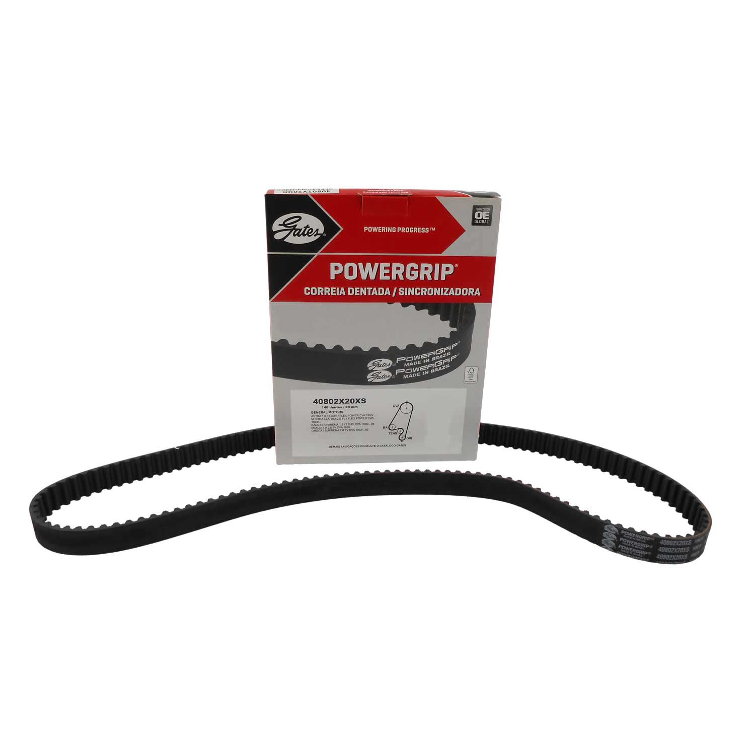 Correia Dentada Gates 40802X20XS GM Astra, Monza, Kadett - Asllan