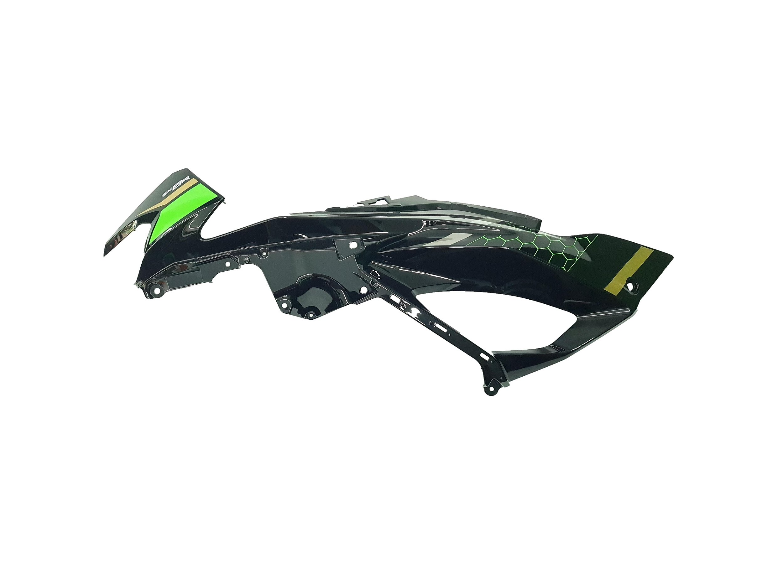 CARENAGEM LATERAL SUPERIOR ESQUERDA EBONY NINJA ZX-6R - 55059-5074